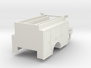 1/87 Sutphen Engine Body Compartment Doors in White Natural Versatile Plastic