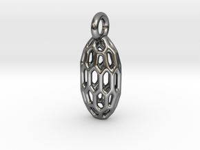 Bean in Polished Silver: Small