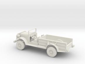 1/48 Scale IHC M-2 4 USMC 4x4 truck in White Natural Versatile Plastic