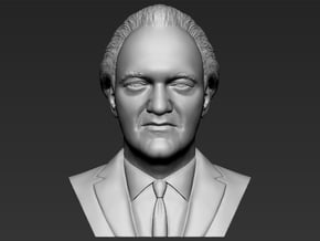 Quentin Tarantino bust in White Natural Versatile Plastic