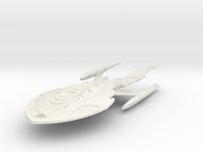 Grenville Class Refit BattleCruiser v2 in White Natural Versatile Plastic