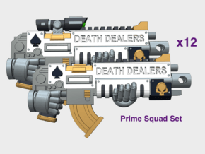 12x Death Dealers - Primefire X1 : Prime Squad Set in Tan Fine Detail Plastic