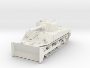 1/48 Scale M4E3 M1 Dozer Tank in White Natural Versatile Plastic