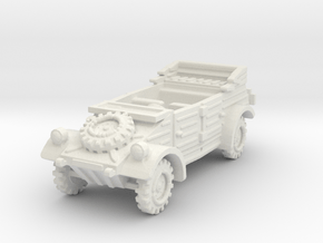 Kubelwagen (open) 1/87 in White Natural Versatile Plastic