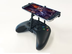 Controller mount for Xbox One S & ZTE AT&T Trek 2  in Black Natural Versatile Plastic