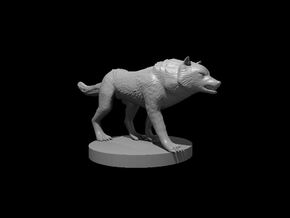  Wolf in Smooth Fine Detail Plastic