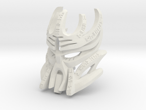 The Legendary Mask of Creation in White Natural Versatile Plastic