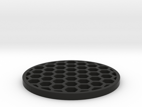 Honeycomb KillFlash 48mm diam 3mm height 4mm diag  in Black Natural Versatile Plastic