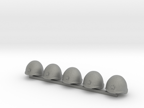 5 x Russian Helmets in Gray PA12
