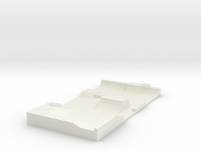 Skatepark 1/160 in White Natural Versatile Plastic