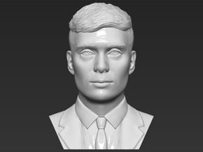 Tommy Shelby bust in White Natural Versatile Plastic