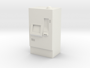 ATM Machine 1/43 in White Natural Versatile Plastic