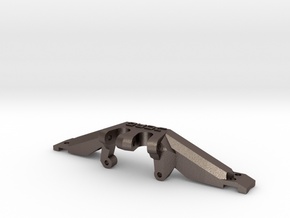 Axial SCX10 Axle Truss - 4 Link in Polished Bronzed-Silver Steel