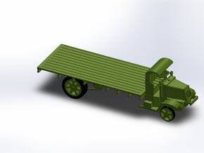 AC BULLDOG 7.5 TON FLATBED in Tan Fine Detail Plastic