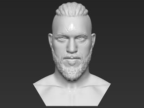 Ragnar Lothbrook Vikings bust in White Natural Versatile Plastic