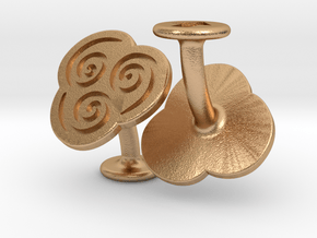 Air Element Cufflinks (Avatar the Last Airbender) in Natural Bronze