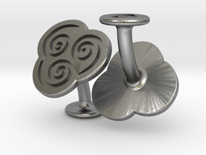 Air Element Cufflinks (Avatar the Last Airbender) in Natural Silver