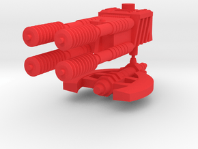 Pretender Warpath Weapons in Red Processed Versatile Plastic: Large