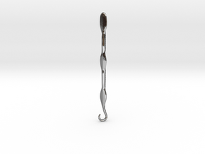 Ear / Cosmetic spoon from Middle Harling Burial 45 in Polished Silver