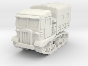 STZ-5 tractor (covered) 1/72 in White Natural Versatile Plastic