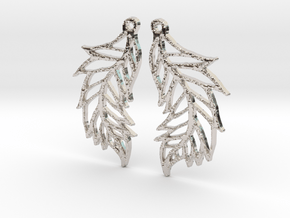 :Featherflight: Earrings in Platinum