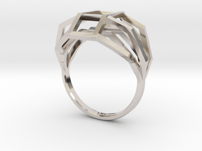 iXi Basic Geometry Ring Size 4.75 in Platinum