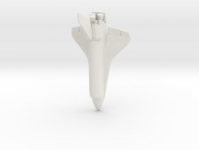 1/537 NASA Space Shuttle Orbiter WSF (3mm Hollowed in White Natural Versatile Plastic
