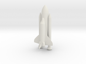 1/350 NASA Space Shuttle in White Natural Versatile Plastic