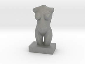 Modern Sculpture Design in Gray PA12: Small