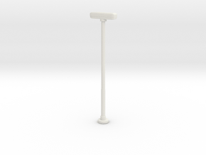 Double Street Lamp 1/24 in White Natural Versatile Plastic