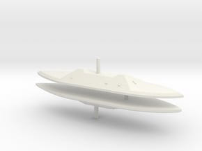 1/700 CSS Fredericksburg & CSS Virginia II in White Natural Versatile Plastic