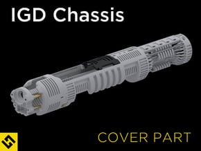 IGD Chassis P3 - Cover Part in Black Natural Versatile Plastic