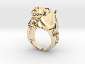 Lion Ring - iXi Design - Fashion Rings - Size 7 in 14K Yellow Gold