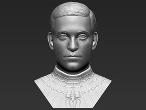 Spider-Man Tobey Maguire bust in White Natural Versatile Plastic