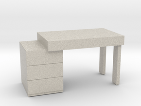 Modern Miniature 1:48 Dressing Table in Natural Sandstone: 1:48 - O