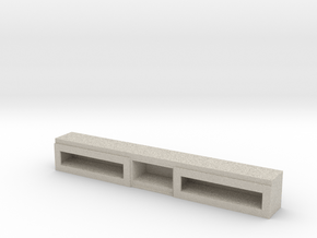 Modern Miniature 1:24 Sideboard in Natural Sandstone: 1:24