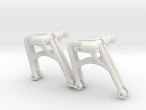 KYOSHO DOUBLE DARE USA1 TUBULAR SHOCK TOWERS in White Natural Versatile Plastic