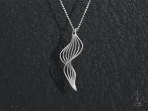 ERO1 Necklace  in Polished Silver