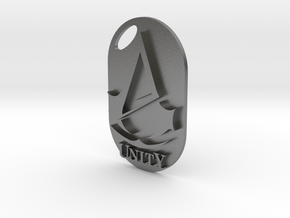 Assassins creed - Unity Logo/Keychain in Natural Silver