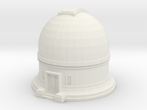 Observatory 1/100 in White Natural Versatile Plastic