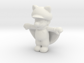Mario_Squirrel in White Natural Versatile Plastic: Small