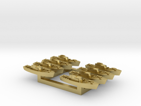 8pk Harbour Defence Motor Launch WW2 1:2400 in Natural Brass