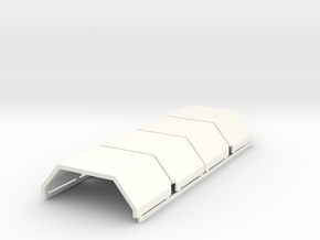 Lo/Tr-04-2020 Mudguards (4x) for Trailex-London in White Processed Versatile Plastic