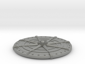 Compass Medallion in Gray PA12