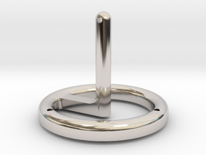 Levitating Anti Gravity Tensegrity 2 - Small Base in Platinum