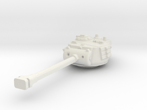 M26 Pershing Turret 1/120 in White Natural Versatile Plastic