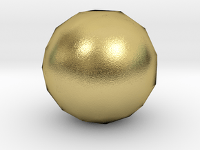 gmtrx lawal f134 polyhedron in Natural Brass