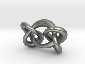 Knot B in Natural Silver