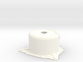 1/12 Lenco 8.625" Dp Bellhousing (No Starter Mnt) in White Processed Versatile Plastic