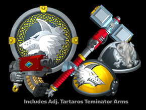 Sven: Storm Wolf Terminator in Tan Fine Detail Plastic